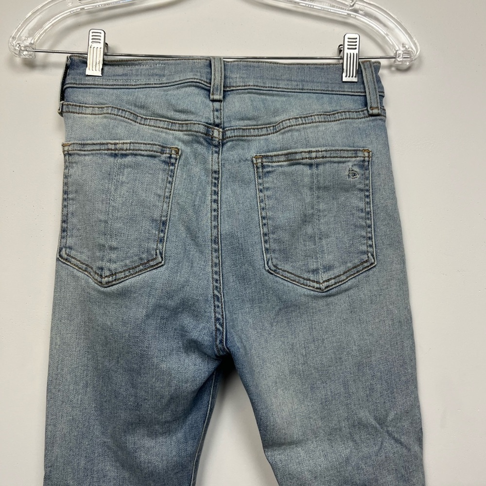 RAG & BONE HIGH RISE ANKLE SKINNY JEANS BLUE SIZE 26 - Picture 4 of 7